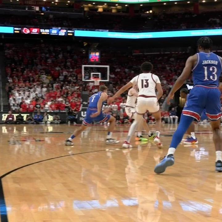 Louisville basketball falls to Kansas in exhibition game